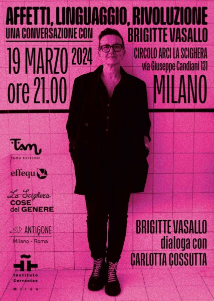 19 MARZO BRIGITTE VASSALLO A MILANO  Libreria Antigone 