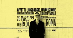 26 MARZO BRIGITTE VASSALLO A ROMA  Libreria Antigone 